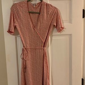 Three Dots casual dress in red and white Size S